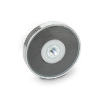 GN 50.4 Retaining Magnet Disc Shaped with Female Thread